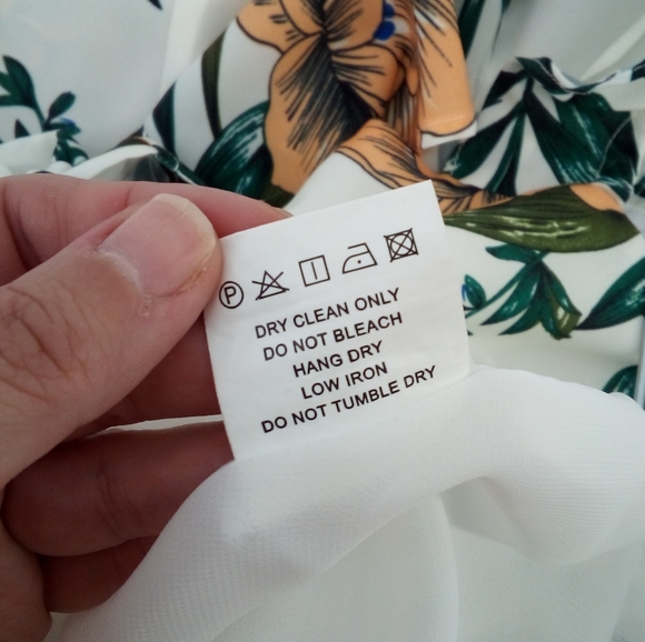 NWOT Anthropologie zhu Tropical Floral Orange Leaves Slit Flowy Dress S - Picture 13 of 16